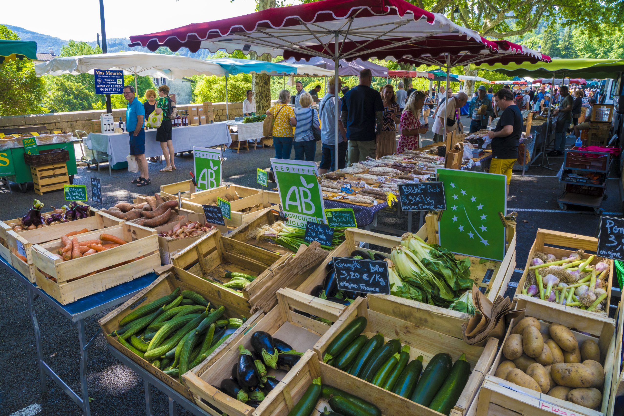 Photo du marché St Jean-du-Gard