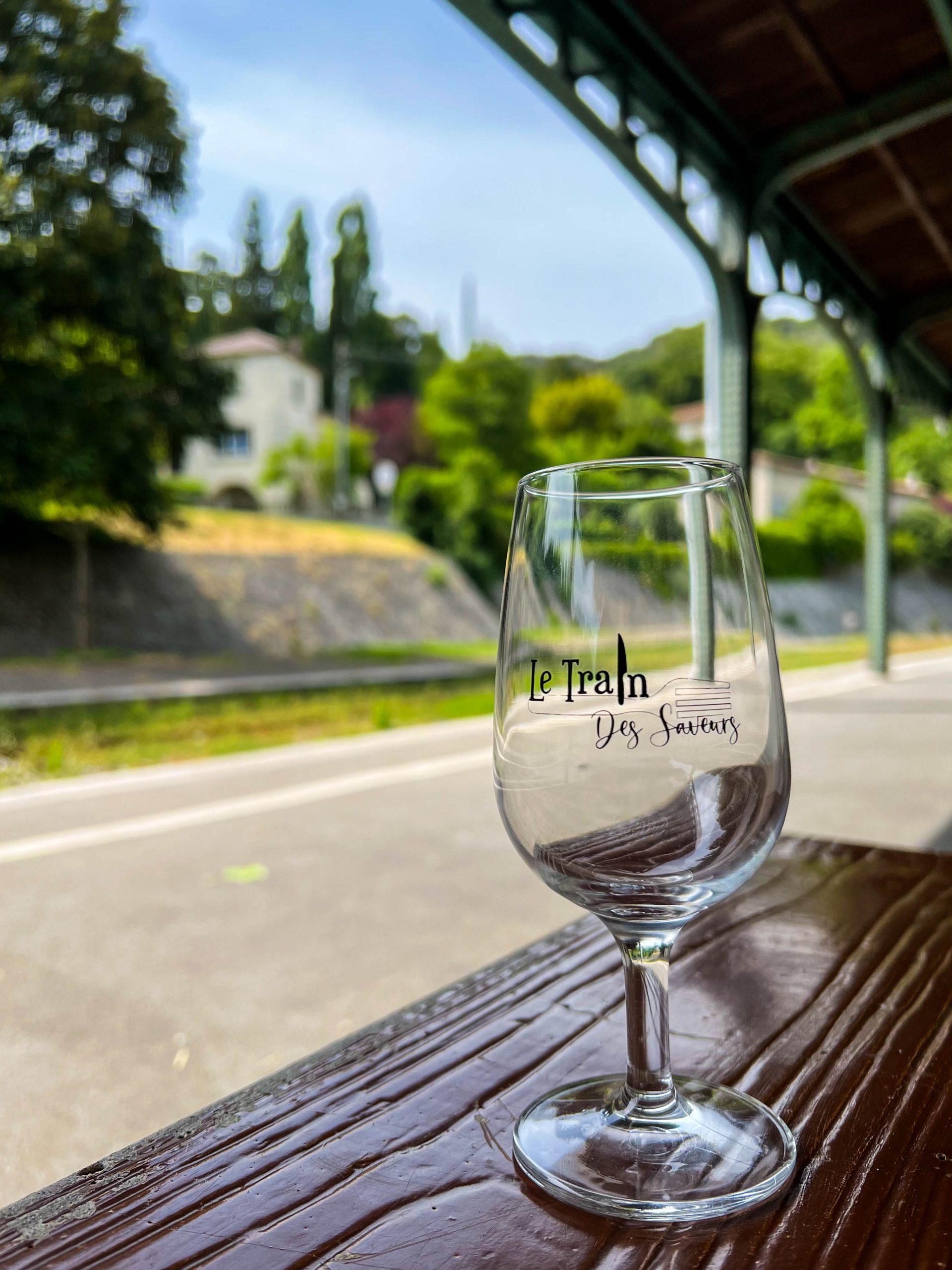 Le verre du train des saveurs