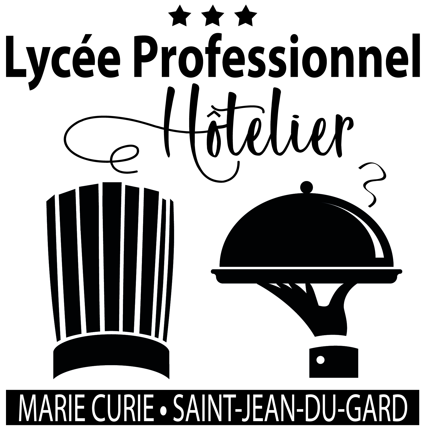 Logo lycée hôtelier Marie Curie à St Jean-du-Gard